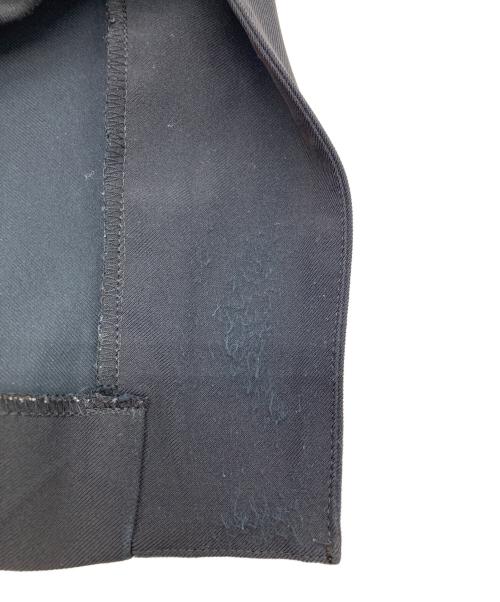 LE PHIL（ル フィル）LE PHIL (ル フィル) 2WAYツイルフロントスリットパンツ ブラック サイズ:SIZE 0の古着・服飾アイテム