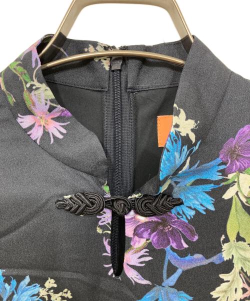 sunauna（スーナウーナ）sunauna (スーナウーナ) フラワーガーデンチャイナワンピース ネイビー サイズ:38の古着・服飾アイテム