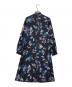 sunauna (スーナウーナ) フラワーガーデンチャイナワンピース ネイビー サイズ:38：7000円