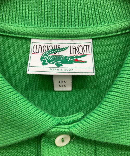 LACOSTE（ラコステ）LACOSTE (ラコステ) ポロシャツ グリーン サイズ:Lの古着・服飾アイテム
