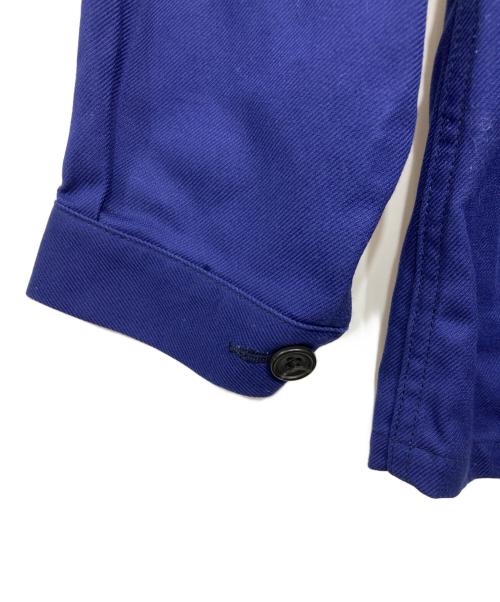 Le Sans Pareil（ル サン パレイユ）Le Sans Pareil (ル サン パレイユ) コットンモールスキン トラディショナル ダブルカバーオール/COTTON MOLESKIN TRADITIONAL DOUBLE COVERALL ブルー サイズ:40の古着・服飾アイテム