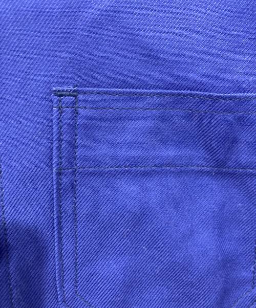 Le Sans Pareil（ル サン パレイユ）Le Sans Pareil (ル サン パレイユ) コットンモールスキン トラディショナル ダブルカバーオール/COTTON MOLESKIN TRADITIONAL DOUBLE COVERALL ブルー サイズ:40の古着・服飾アイテム