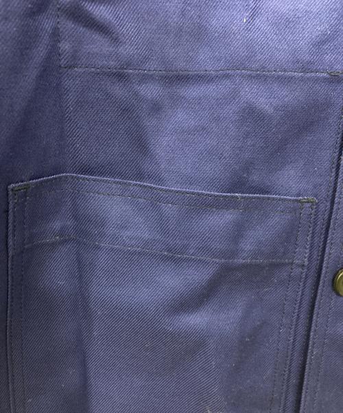 Le Sans Pareil（ル サン パレイユ）Le Sans Pareil (ル サン パレイユ) コットンモールスキン トラディショナル ダブルカバーオール/COTTON MOLESKIN TRADITIONAL DOUBLE COVERALL ブルー サイズ:40の古着・服飾アイテム