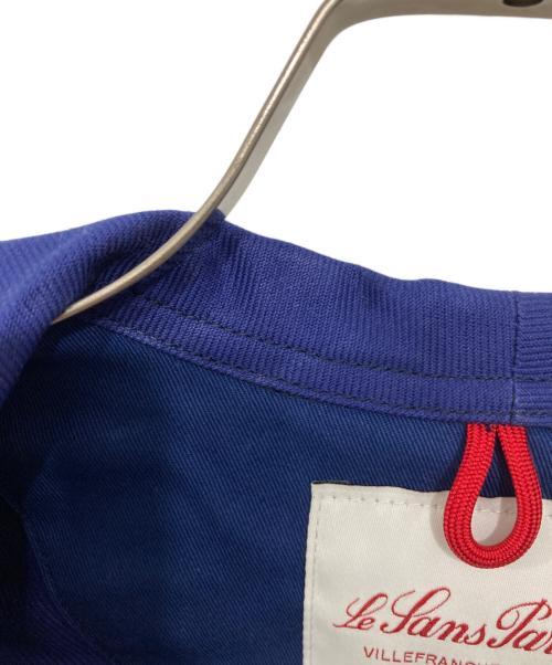 Le Sans Pareil（ル サン パレイユ）Le Sans Pareil (ル サン パレイユ) コットンモールスキン トラディショナル ダブルカバーオール/COTTON MOLESKIN TRADITIONAL DOUBLE COVERALL ブルー サイズ:40の古着・服飾アイテム