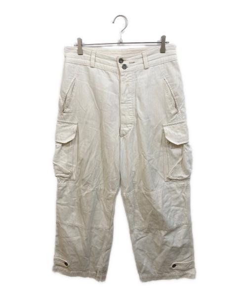 OUTIL（ウティ）OUTIL (ウティ) コットンヘリンボーンカーゴパンツ アイボリー サイズ:1の古着・服飾アイテム