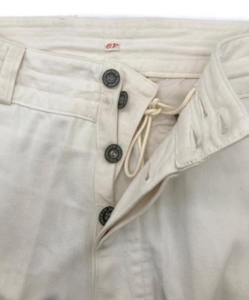 OUTIL（ウティ）OUTIL (ウティ) コットンヘリンボーンカーゴパンツ アイボリー サイズ:1の古着・服飾アイテム