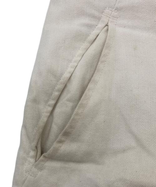 OUTIL（ウティ）OUTIL (ウティ) コットンヘリンボーンカーゴパンツ アイボリー サイズ:1の古着・服飾アイテム