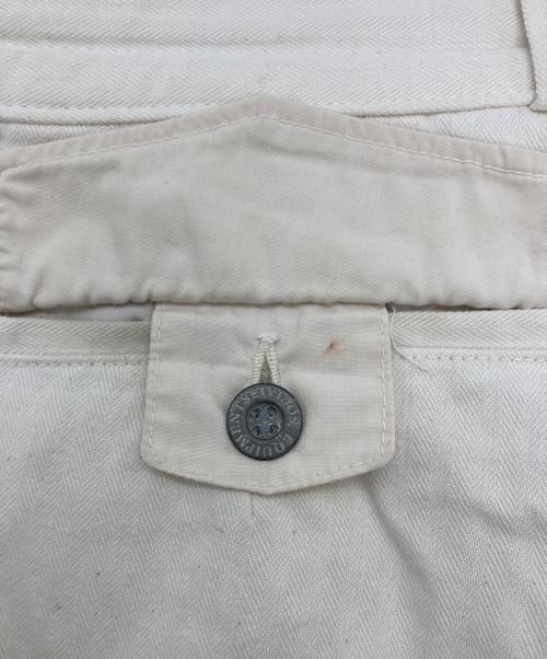 OUTIL（ウティ）OUTIL (ウティ) コットンヘリンボーンカーゴパンツ アイボリー サイズ:1の古着・服飾アイテム