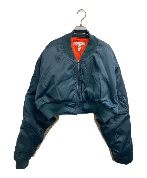 RE:CIRCLE STUDIO（リメイクスタジオ）RE:CIRCLE STUDIO (リメイクスタジオ) リメイクMA-1ジャケット ネイビー×ベージュ サイズ:Freeの古着・服飾アイテム