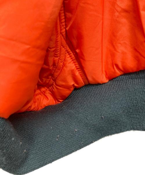 RE:CIRCLE STUDIO（リメイクスタジオ）RE:CIRCLE STUDIO (リメイクスタジオ) リメイクMA-1ジャケット ネイビー×ベージュ サイズ:Freeの古着・服飾アイテム