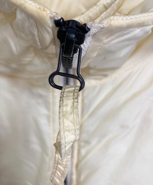 JOHN MASON SMITH（ジョンメイソンスミス）JOHN MASON SMITH (ジョンメイソンスミス) ナイロンタフタ フーディー MA-1 ジャケット　アウター　日本製 アイボリー サイズ:Lの古着・服飾アイテム