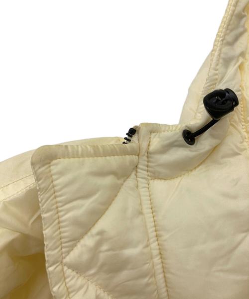 JOHN MASON SMITH（ジョンメイソンスミス）JOHN MASON SMITH (ジョンメイソンスミス) ナイロンタフタ フーディー MA-1 ジャケット　アウター　日本製 アイボリー サイズ:Lの古着・服飾アイテム