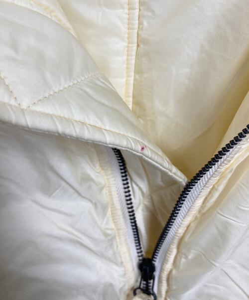 JOHN MASON SMITH（ジョンメイソンスミス）JOHN MASON SMITH (ジョンメイソンスミス) ナイロンタフタ フーディー MA-1 ジャケット　アウター　日本製 アイボリー サイズ:Lの古着・服飾アイテム