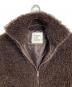 THINGS THAT MATTER (シングスザットマター) CRIMPED FUR CROPPED BLOUSON ボアジャケット　ダブルジップ ブラウン サイズ:F：22000円