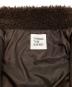 中古・古着 THINGS THAT MATTER (シングスザットマター) CRIMPED FUR CROPPED BLOUSON ボアジャケット　ダブルジップ ブラウン サイズ:F：22000円