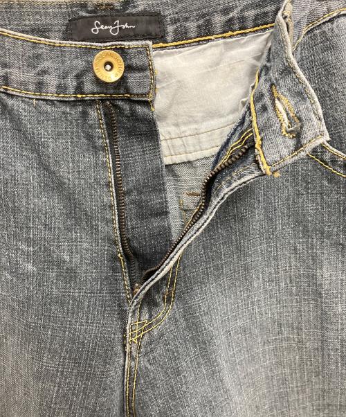 SEAN JOHN（ショーンジョン）SEAN JOHN (ショーンジョン) デニムハーフパンツ ブラック サイズ:W36の古着・服飾アイテム