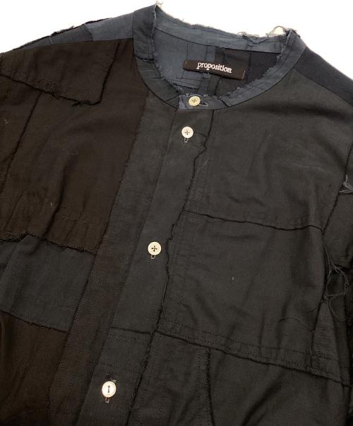 PROPOSITION（プロポジション）PROPOSITION (プロポジション) 再構築ロングシャツ ネイビー サイズ:不明の古着・服飾アイテム