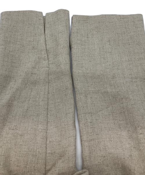 BEIGE（ベイジ）BEIGE (ベイジ) CAROLE / ノーカラージャケット ベージュ サイズ:2の古着・服飾アイテム