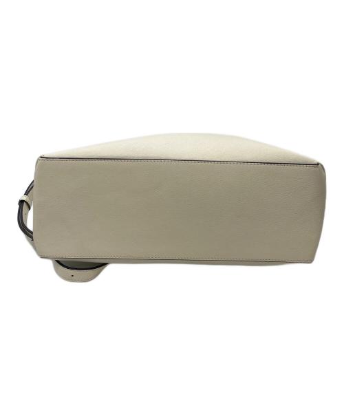 MOTHERHOUSE（マザーハウス）MOTHERHOUSE (マザーハウス) 2WAYトートバッグ アイボリーの古着・服飾アイテム