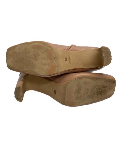 MAISON SPECIAL（メゾンスペシャル）MAISON SPECIAL (メゾンスペシャル) Square Plain Short Boots ベージュ サイズ:365の古着・服飾アイテム