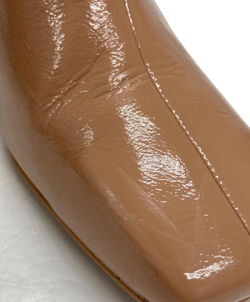 MAISON SPECIAL（メゾンスペシャル）MAISON SPECIAL (メゾンスペシャル) Square Plain Short Boots ベージュ サイズ:365の古着・服飾アイテム