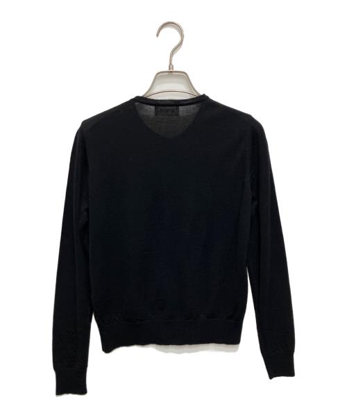 BETOUPE（ベトゥープ）BETOUPE (ベトゥープ) ウールカーディガン ブラック サイズ:32の古着・服飾アイテム