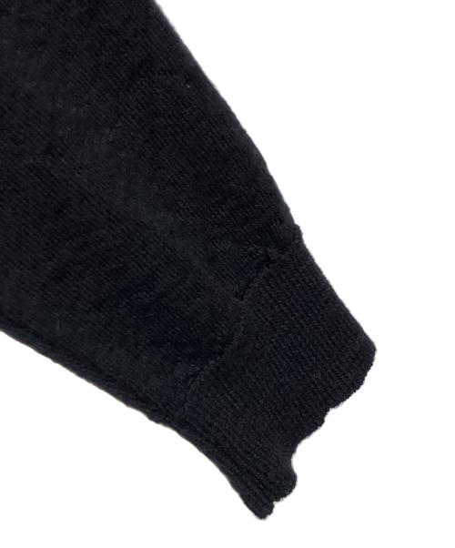 BETOUPE（ベトゥープ）BETOUPE (ベトゥープ) ウールカーディガン ブラック サイズ:32の古着・服飾アイテム