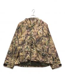 X-LARGE（エクストララージ）の古着「RAGLAN PUFFER HOODED JACKET」｜モスグリーン