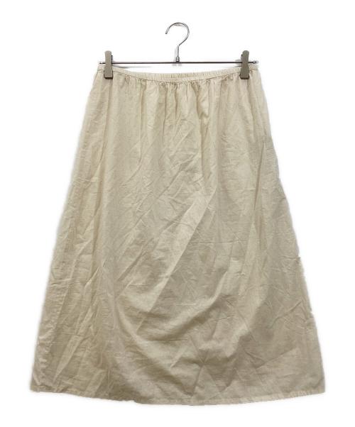 journal standard luxe（ジャーナルスタンダード ラックス）journal standard luxe (ジャーナルスタンダード リュクス) レースMIXスカート ベージュ サイズ:FREEの古着・服飾アイテム