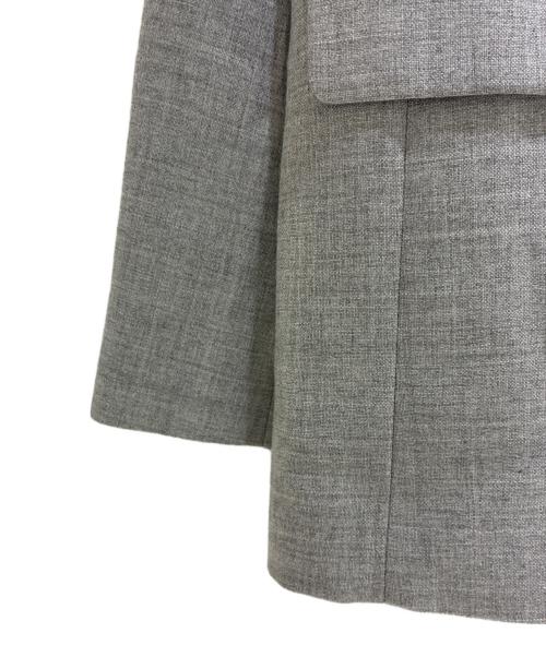 Col Pierrot（コルピエロ）Col Pierrot (コルピエロ) ウールブレンドダブルジャケット グレー サイズ:38 未使用品の古着・服飾アイテム