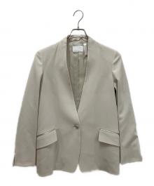 Col Pierrot（コルピエロ）の古着「サテンコンビジャケット」｜ベージュ