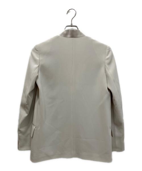 Col Pierrot（コルピエロ）Col Pierrot (コルピエロ) サテンコンビジャケット ベージュ サイズ:38の古着・服飾アイテム