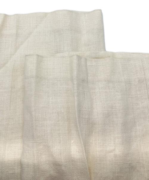 DES PRES（デ プレ）DES PRES (デ プレ) ウェットリネン 2タックパンツ アイボリー サイズ:32の古着・服飾アイテム