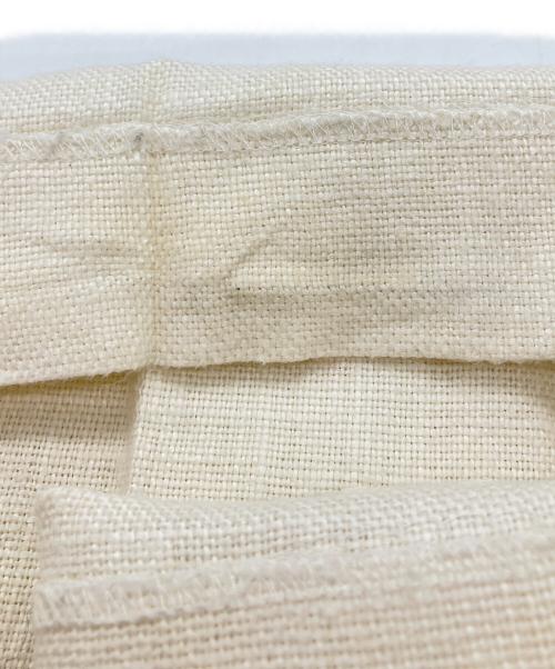 DES PRES（デ プレ）DES PRES (デ プレ) ウェットリネン 2タックパンツ アイボリー サイズ:32の古着・服飾アイテム