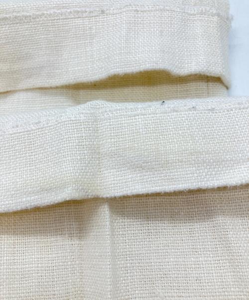 DES PRES（デ プレ）DES PRES (デ プレ) ウェットリネン 2タックパンツ アイボリー サイズ:32の古着・服飾アイテム