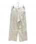 DES PRES (デ プレ) ウェットリネン 2タックパンツ アイボリー サイズ:32：8000円