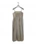 allureville (アルアバイル) 24SS タイプライターチンツキャミソールワンピース ベージュ サイズ:SIZE 2：9000円