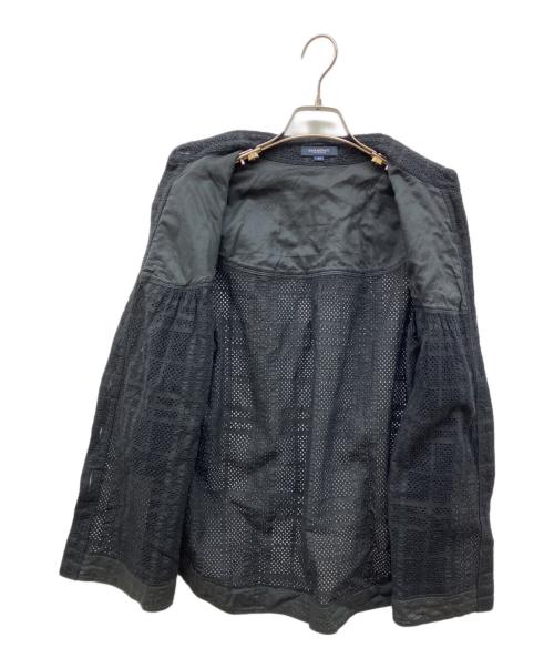 BURBERRY LONDON（バーバリーロンドン）BURBERRY LONDON (バーバリーロンドン) 半袖レースブラウス ブラック サイズ:44の古着・服飾アイテム