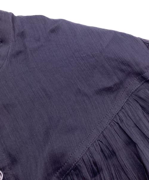 ISABEL MARANT（イザベルマラン）ISABEL MARANT (イザベルマラン) KILEDIA シアープリーツブラウス ネイビー サイズ:38の古着・服飾アイテム