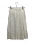 GRACE CLASS (グレースクラス) ミラノリブプリーツスカート ホワイト サイズ:36：5000円