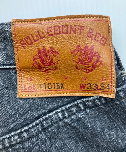FULLCOUNT（フルカウント）FULLCOUNT (フルカウント) STRAIGHT BLACK HAND WASH SELVEDGE DENIM ブラック サイズ:33の古着・服飾アイテム