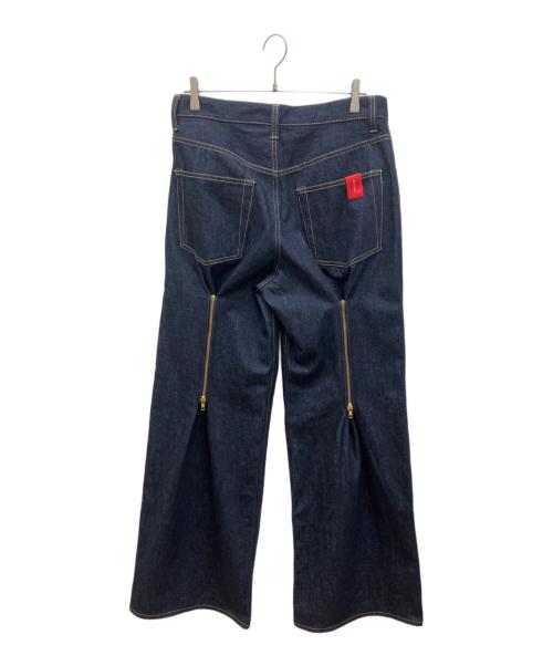 FUMITO GANRYU Red LABEL（フミトガンリュウ）FUMITO GANRYU Red LABEL (フミトガンリュウ) Reverse 5P denim インディゴ サイズ:2の古着・服飾アイテム