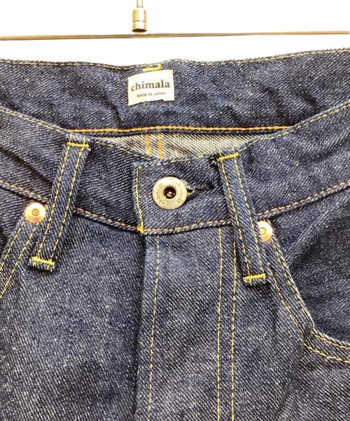 chimala（チマラ）chimala (チマラ) ストレートカットデニム インディゴ サイズ:26の古着・服飾アイテム