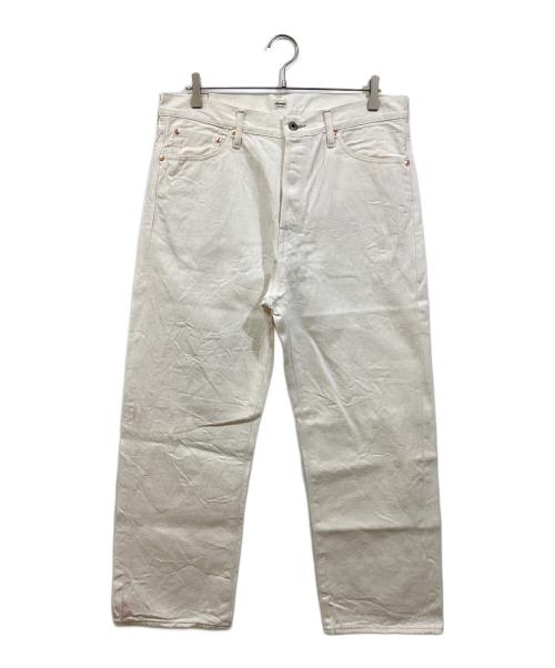 chimala（チマラ）chimala (チマラ) 13.5OZ SELVEDGE DENIM WIDE TAPERED PANTS エクリュ サイズ:76cm (W30)の古着・服飾アイテム
