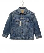 CLOTH&CROSSクロスアンドクロス）の古着「クロスオリジナルビッグシルエットGジャン」｜インディゴ