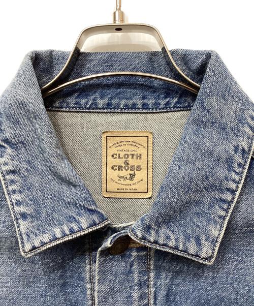 CLOTH&CROSS（クロスアンドクロス）CLOTH&CROSS (クロスアンドクロス) クロスオリジナルビッグシルエットGジャン インディゴ サイズ: Freeの古着・服飾アイテム