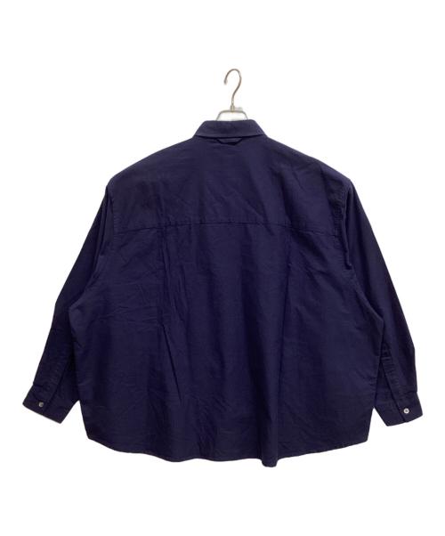 FreshService（フレッシュサービス）FreshService (フレッシュサービス) OXFORD FLAP POCKET L/S SHIRT ネイビー サイズ:FREEの古着・服飾アイテム