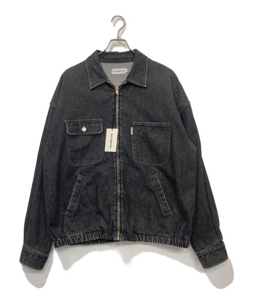 COOTIE PRODUCTIONS（クーティープロダクツ）COOTIE PRODUCTIONS (クーティープロダクツ) Denim Zip Up Work Jacket/デニムジップアップワークジャケット ブラックフェード サイズ:Mの古着・服飾アイテム