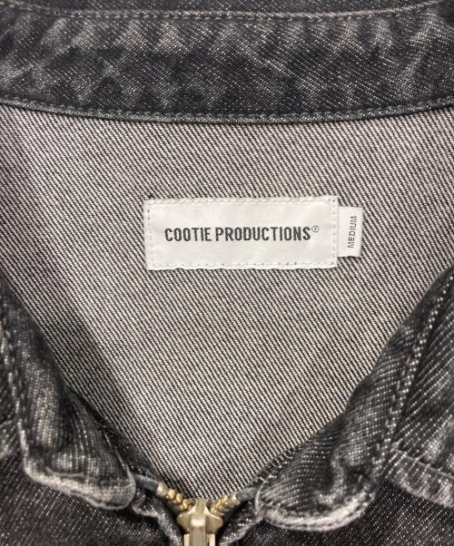 COOTIE PRODUCTIONS（クーティープロダクツ）COOTIE PRODUCTIONS (クーティープロダクツ) Denim Zip Up Work Jacket/デニムジップアップワークジャケット ブラックフェード サイズ:Mの古着・服飾アイテム