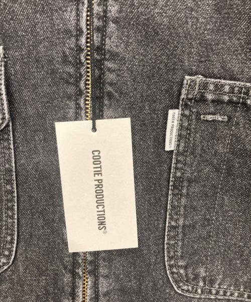 COOTIE PRODUCTIONS（クーティープロダクツ）COOTIE PRODUCTIONS (クーティープロダクツ) Denim Zip Up Work Jacket/デニムジップアップワークジャケット ブラックフェード サイズ:Mの古着・服飾アイテム